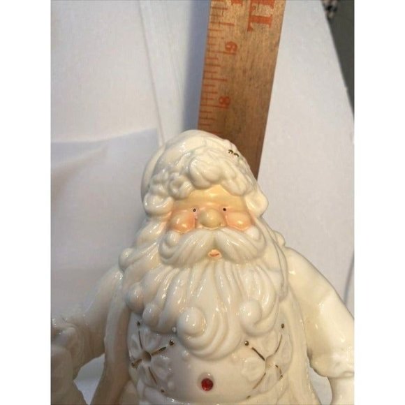 Living Home Santa Christmas Porcelain Tea light candle holder - Picture 4 of 4